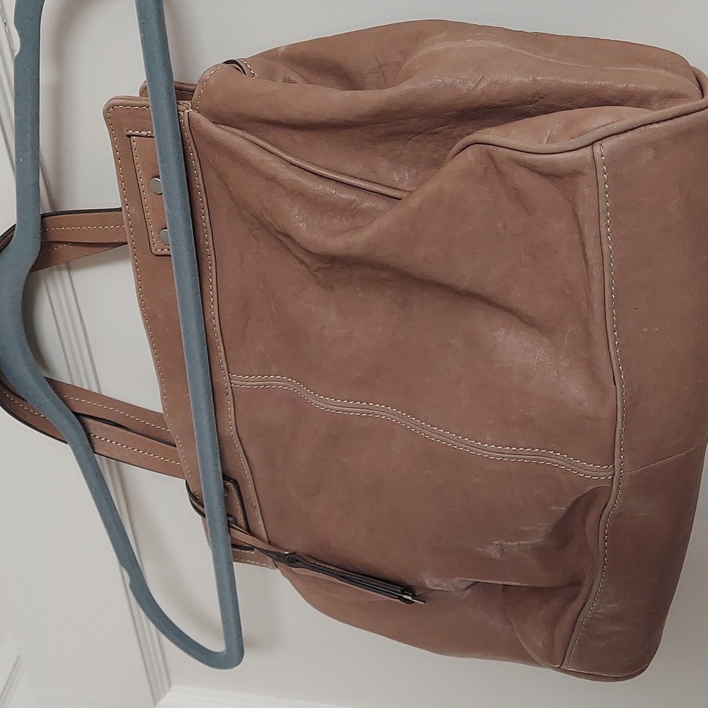 Tan handbag